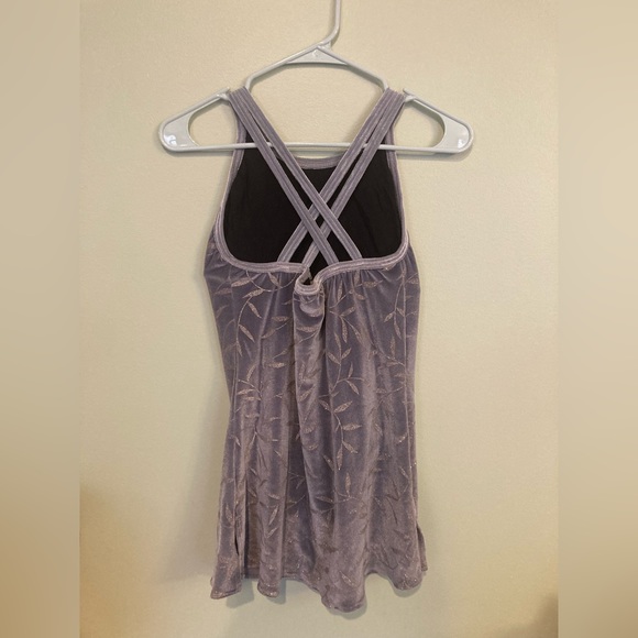 New, Unworn Rebel Grey and Silver Velvet Ice Skating Costume - Picture 2 of 6